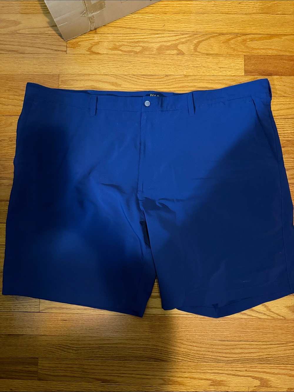 Polo by Ralph Lauren Men's Flat-Front Shorts in Royal Blue